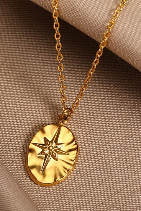 Sun Blast Charm Necklace