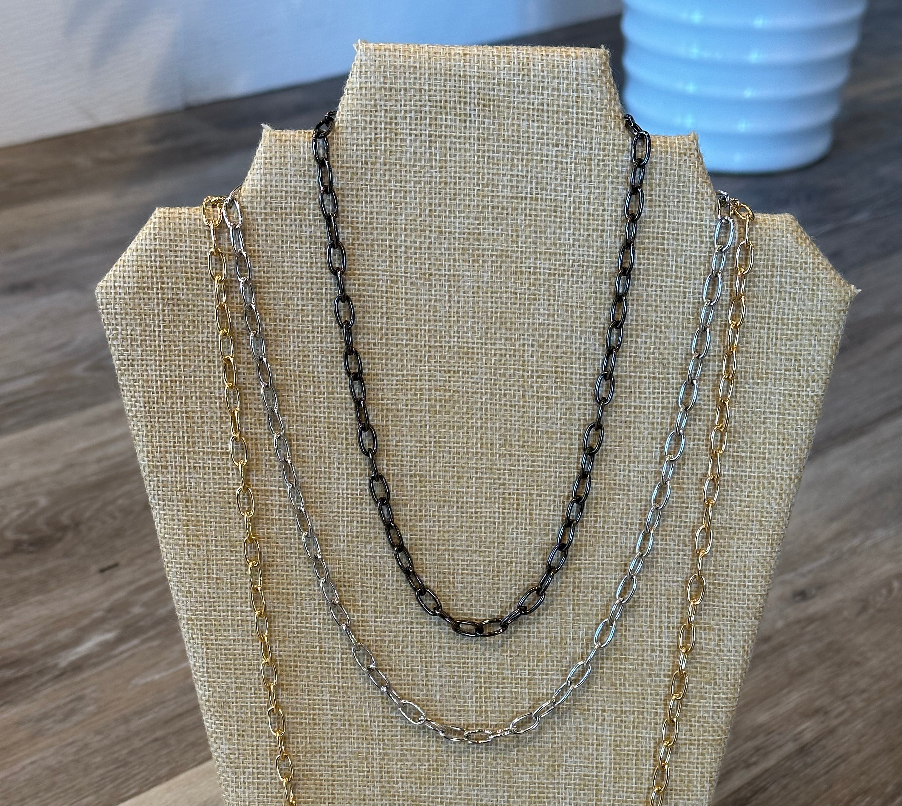 *FINAL SALE* Mac & Me Amour Chain Necklace 16"