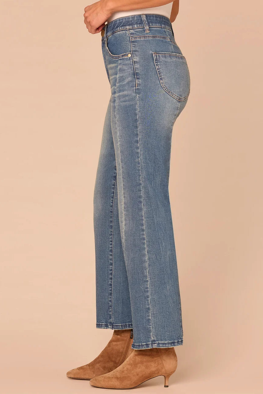 Skyrise Clean Finish Step Hem Barely Boot Jeans