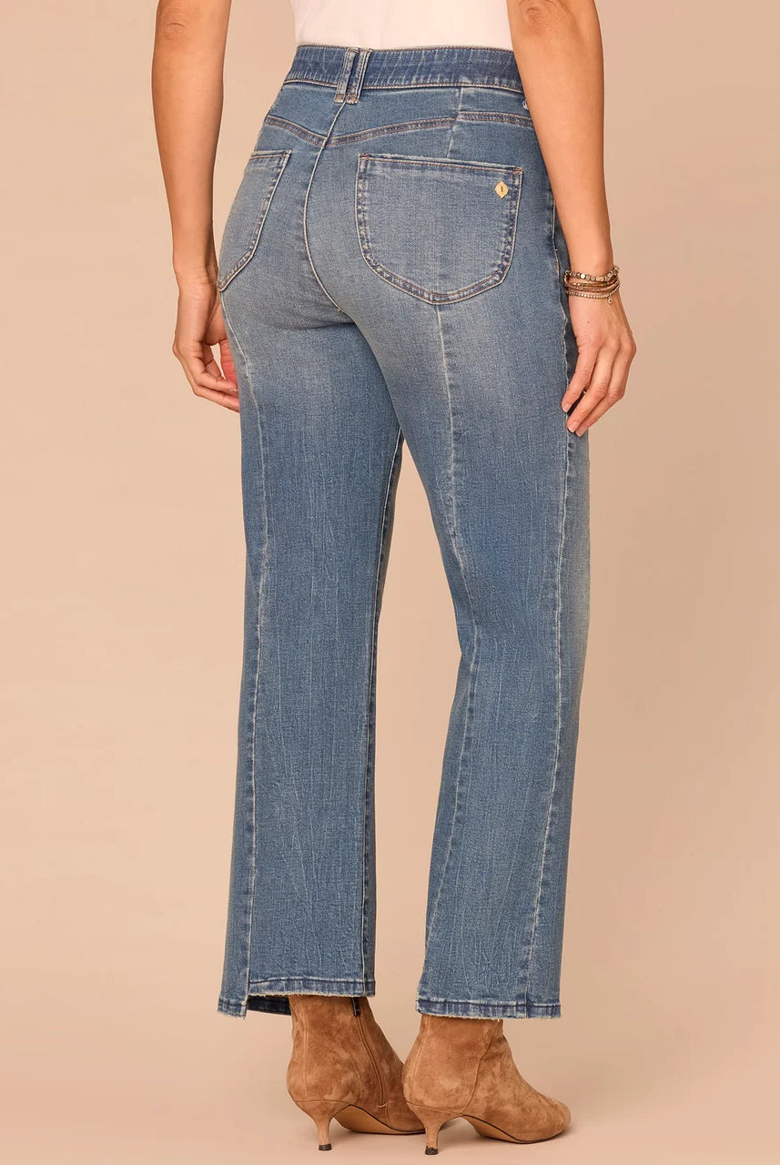Skyrise Clean Finish Step Hem Barely Boot Jeans