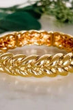Braided Metal Stretch Bangle