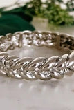 Braided Metal Stretch Bangle