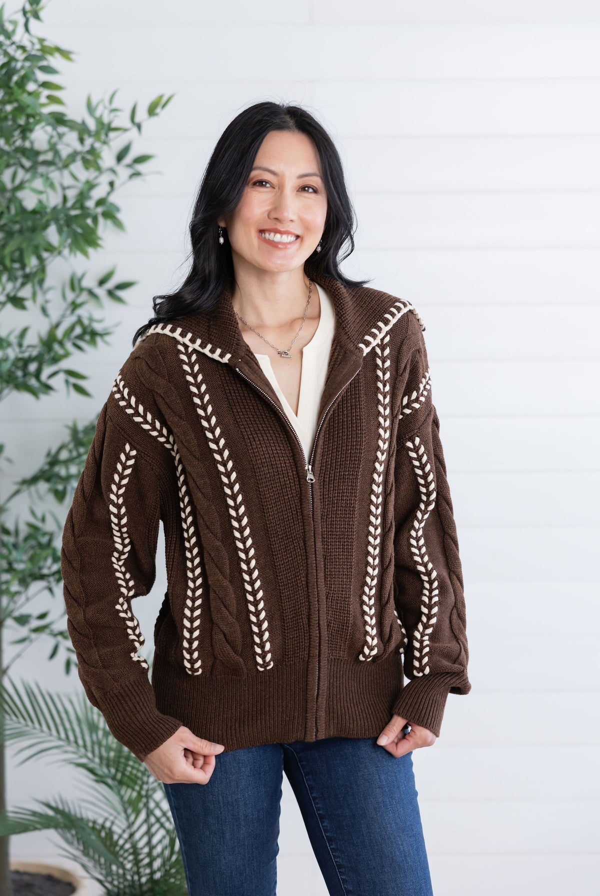 Mac and Me Sable Knit Cardigan