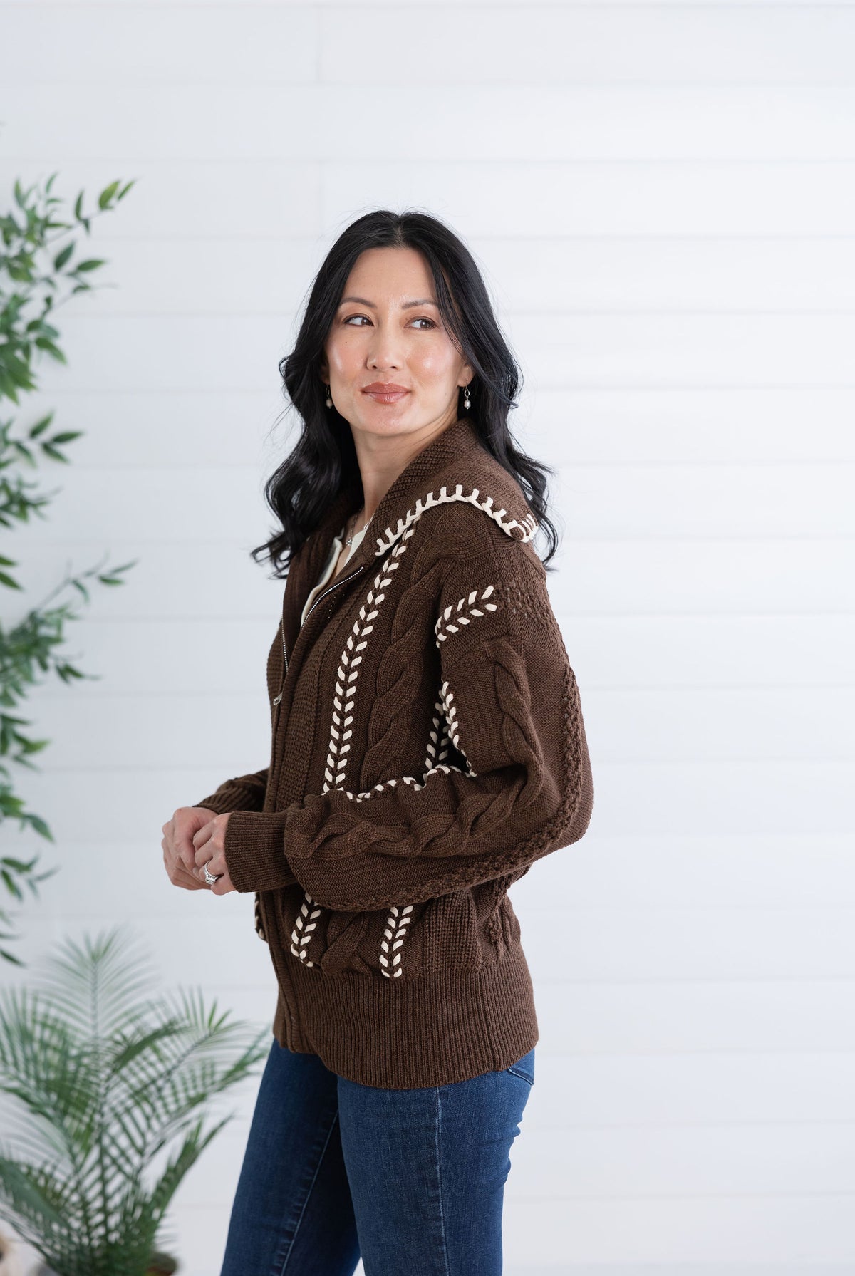 Mac and Me Sable Knit Cardigan