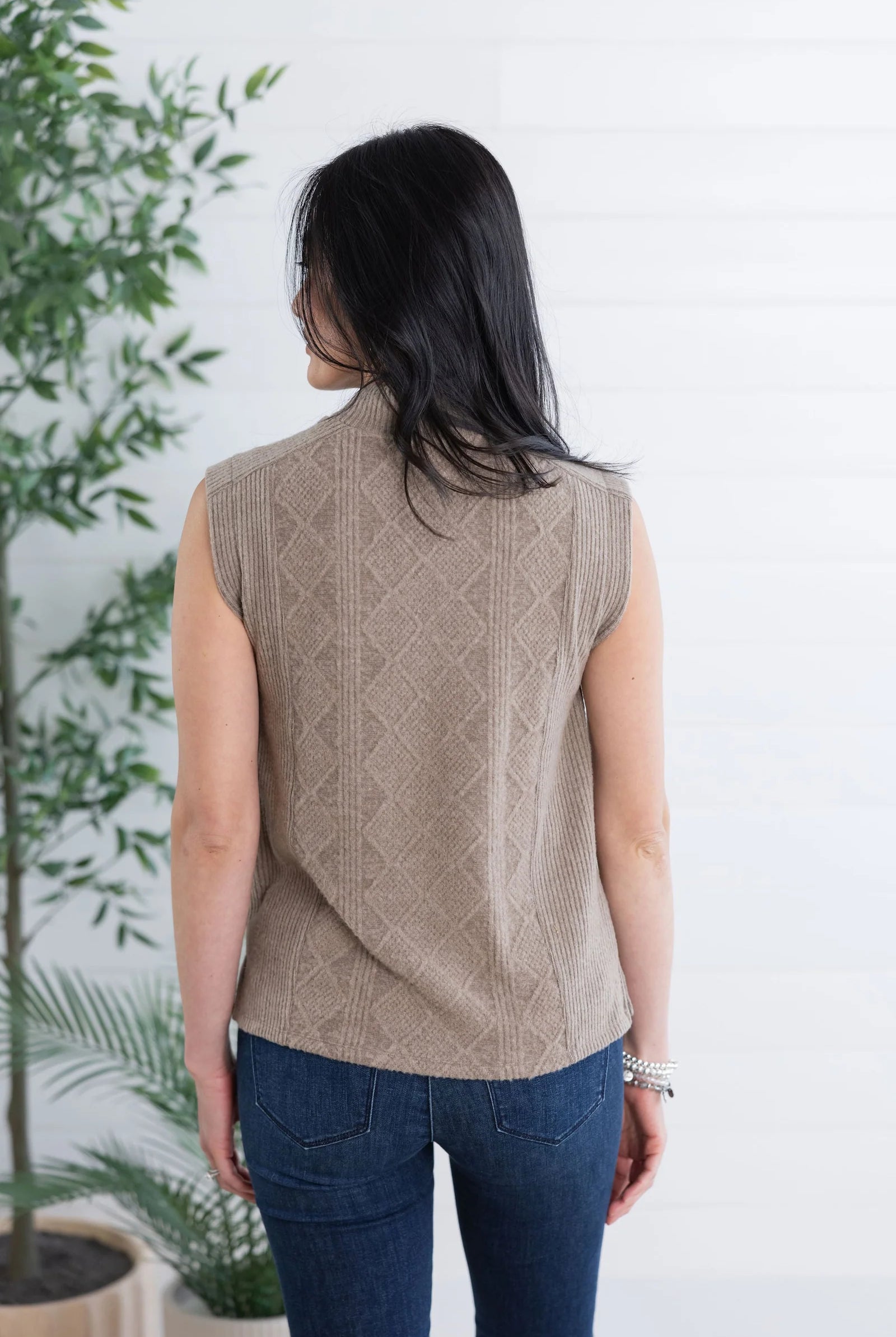 Mac and Me Modern Mock Neck