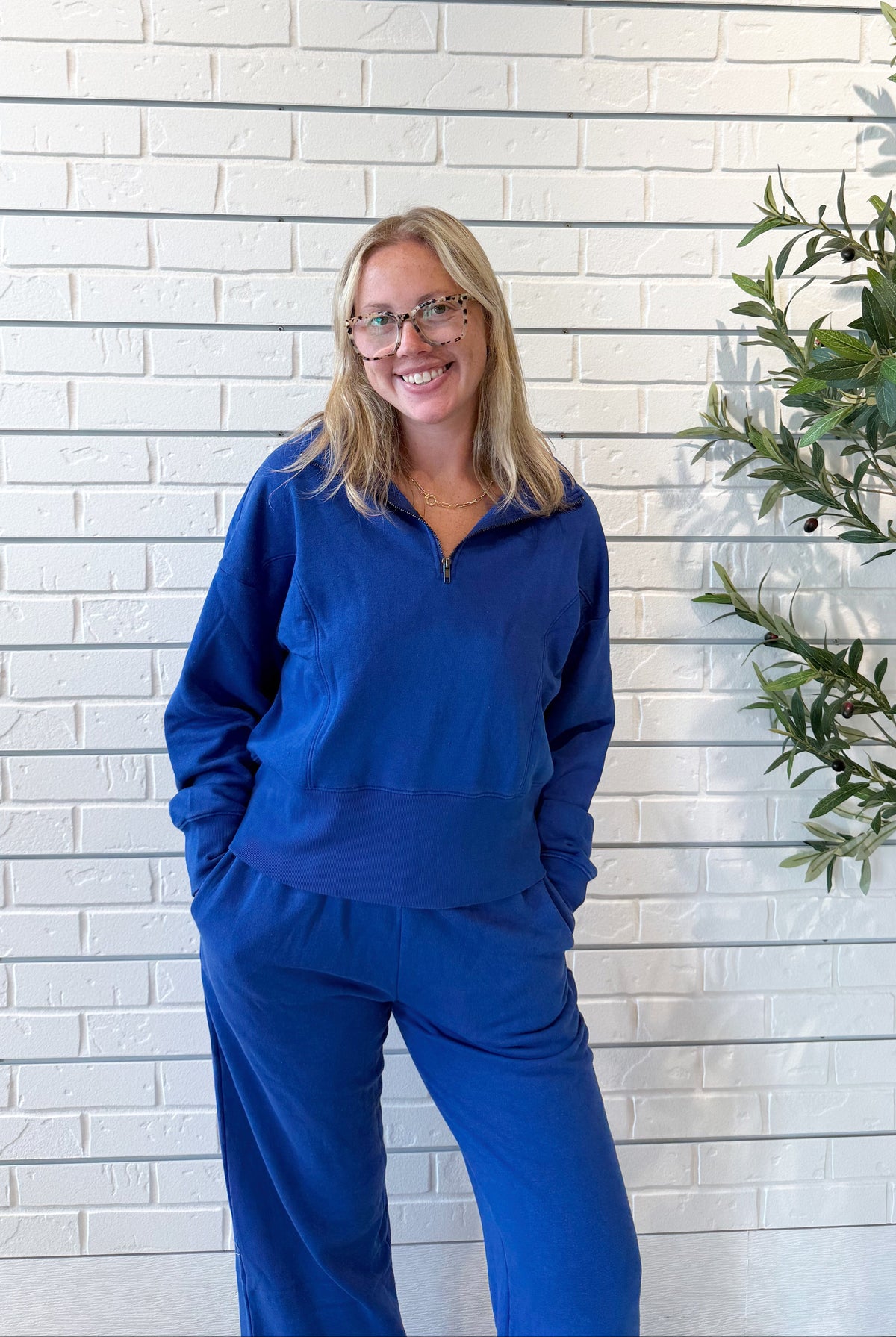 *FINAL SALE* Mac and Me Washed Fleece Quarter Zip