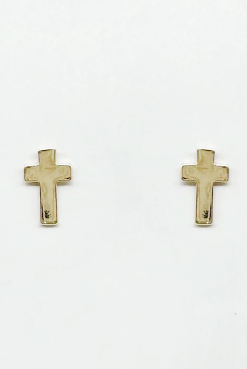 Cross Stud Earrings