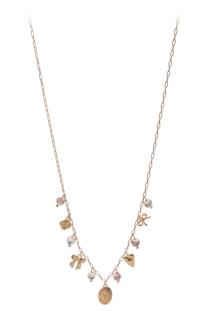 Vintage Inspired Charm Necklace