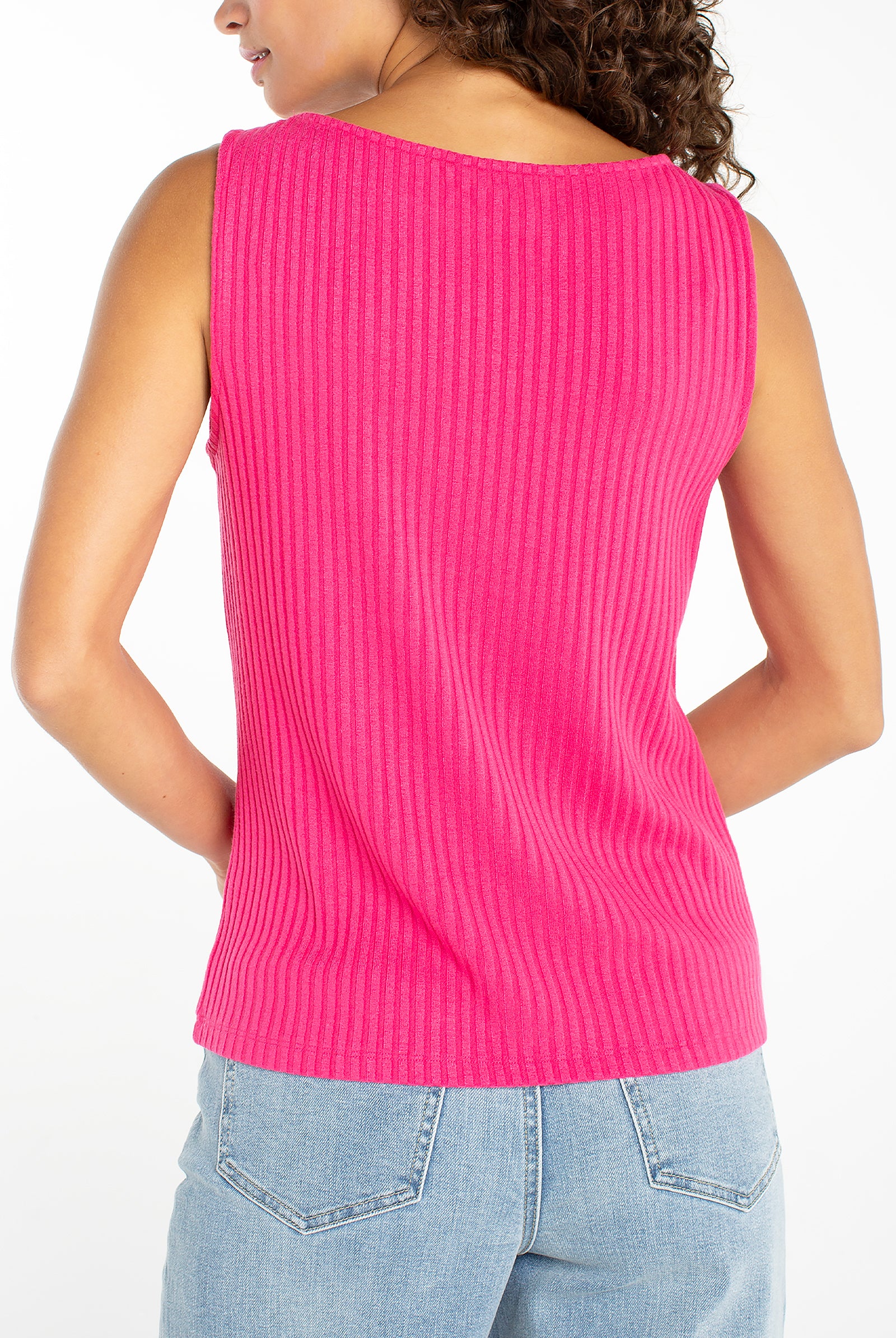Liverpool Sleeveless Boat Neck Knit Top