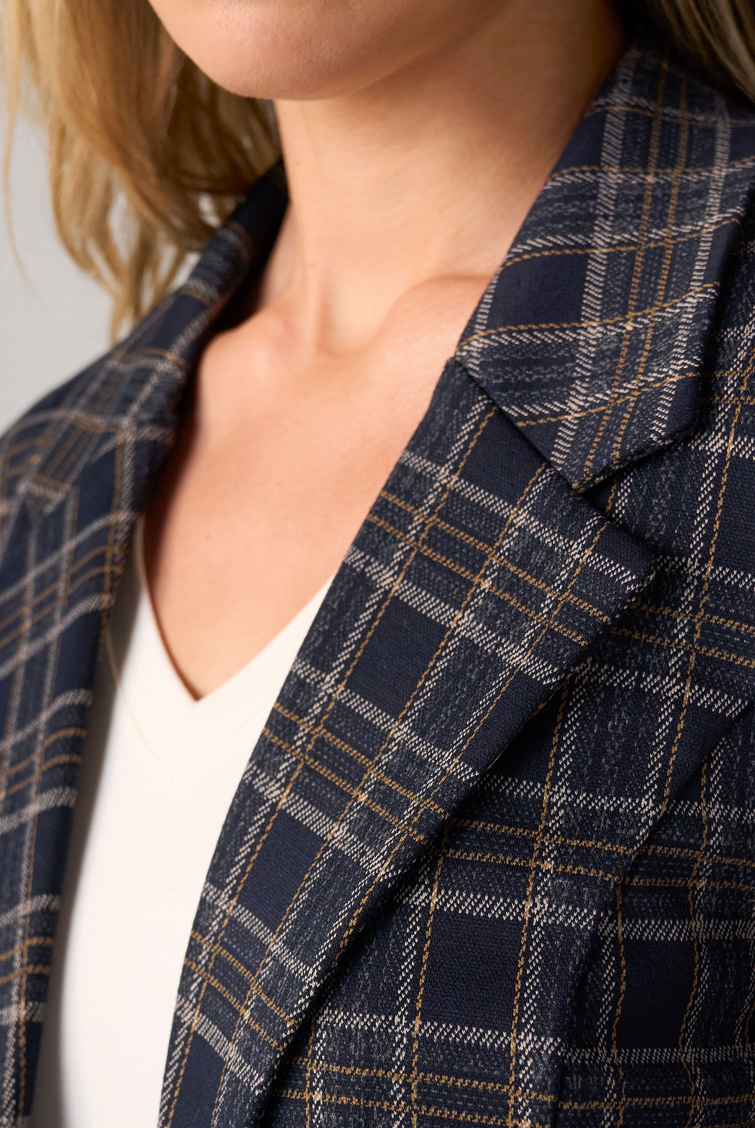 Liverpool Plaid Boyfriend Blazer