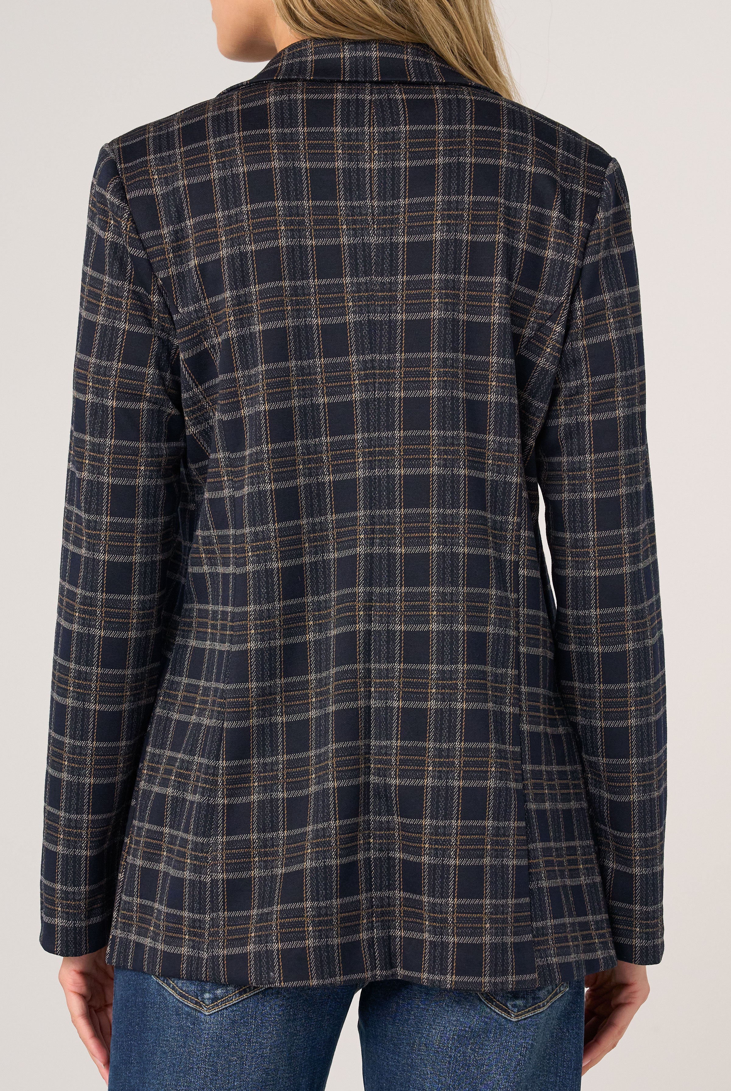 Liverpool Plaid Boyfriend Blazer
