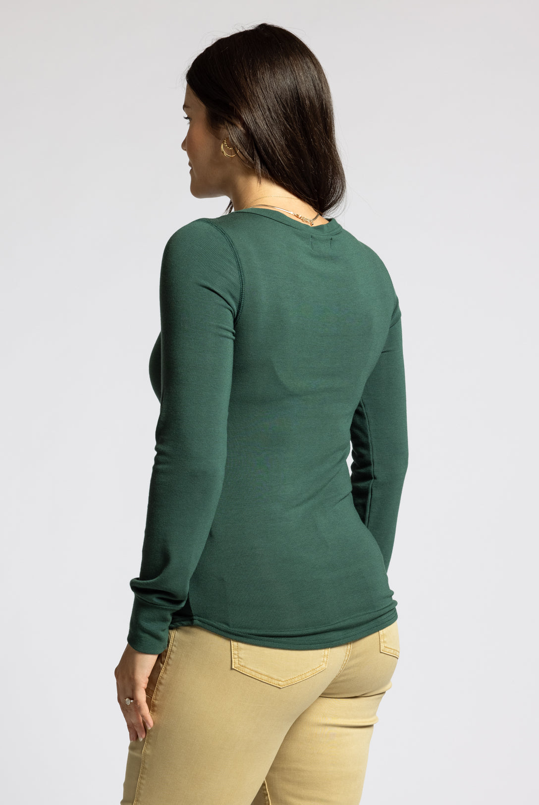 Cozy Long Sleeve Rib Knit Top