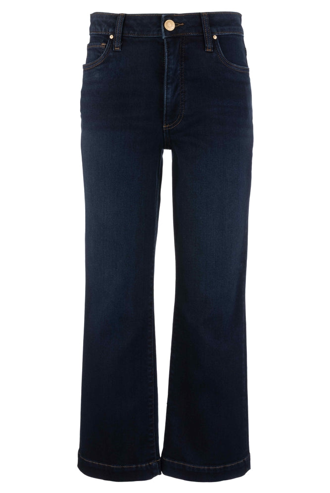 Kelsey High Rise Kick Flare with 5 Pockets and Wide Hem