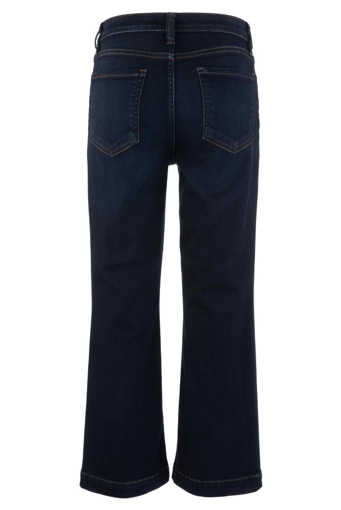 Kelsey High Rise Kick Flare with 5 Pockets and Wide Hem