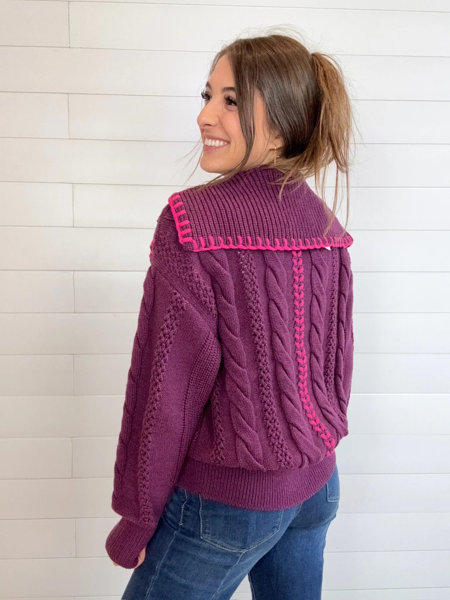Mac and Me Sable Knit Cardigan