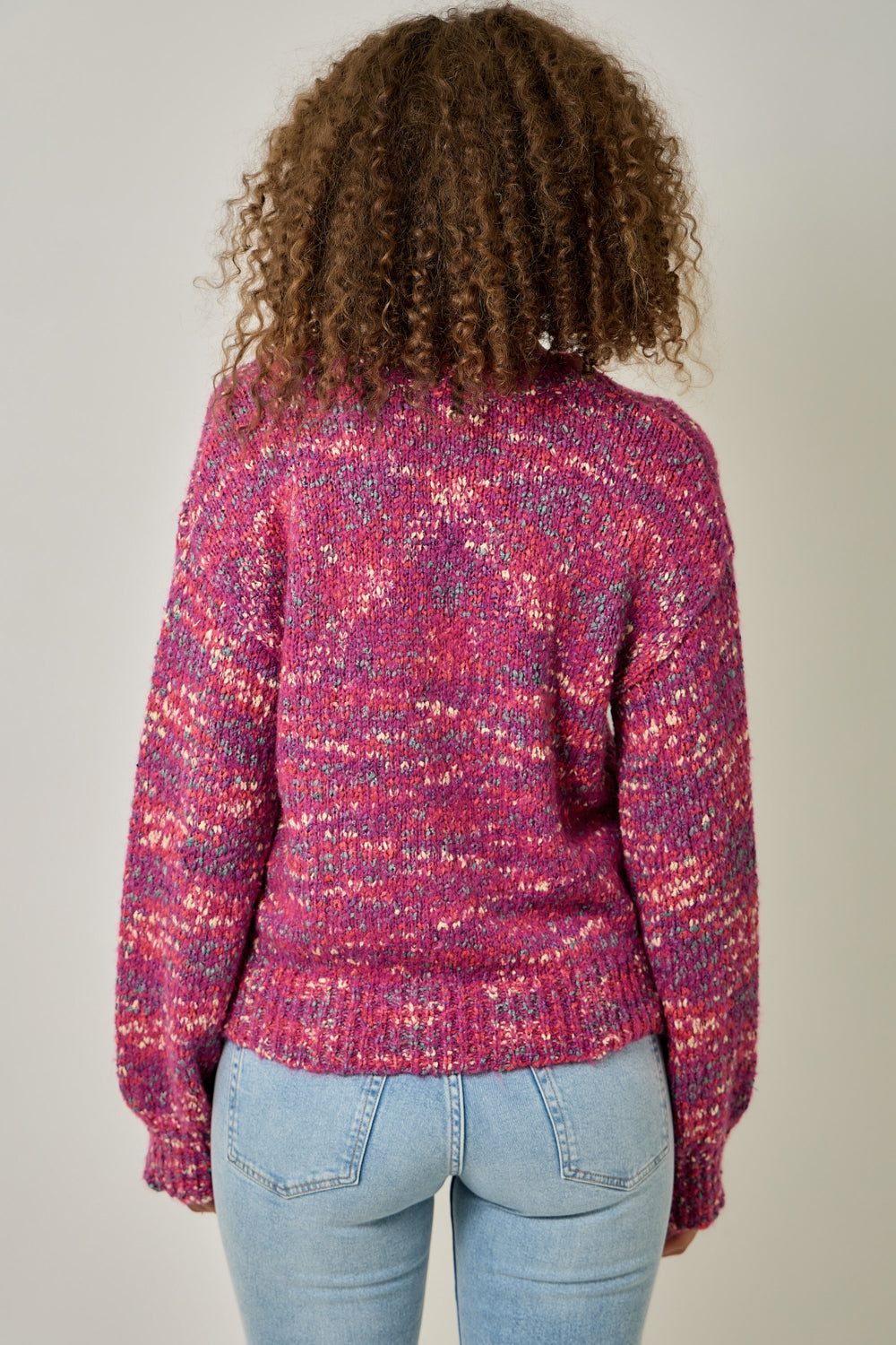 Multicolor Cardigan with Buttons