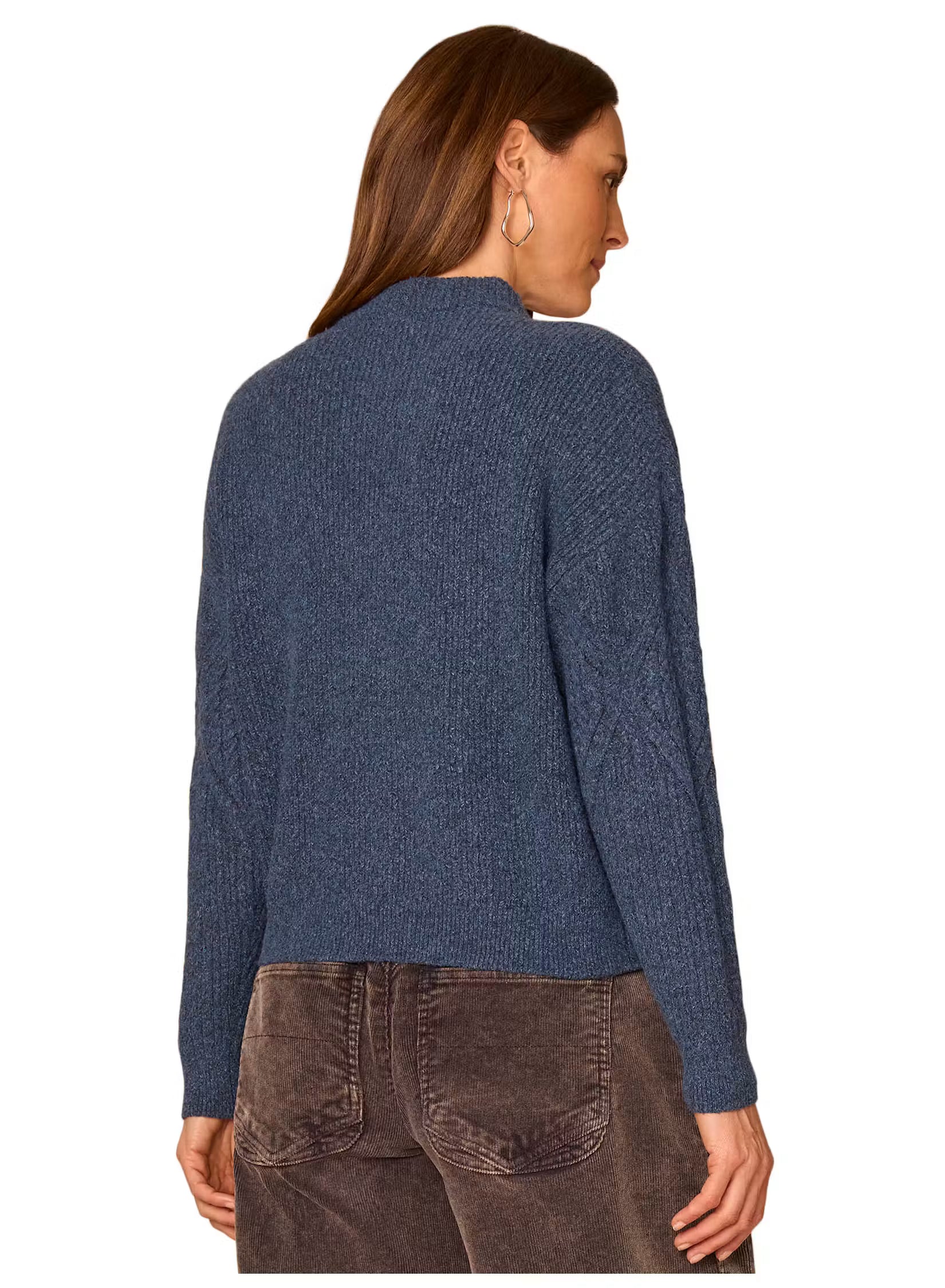 Argyle Cable Mix Sweater