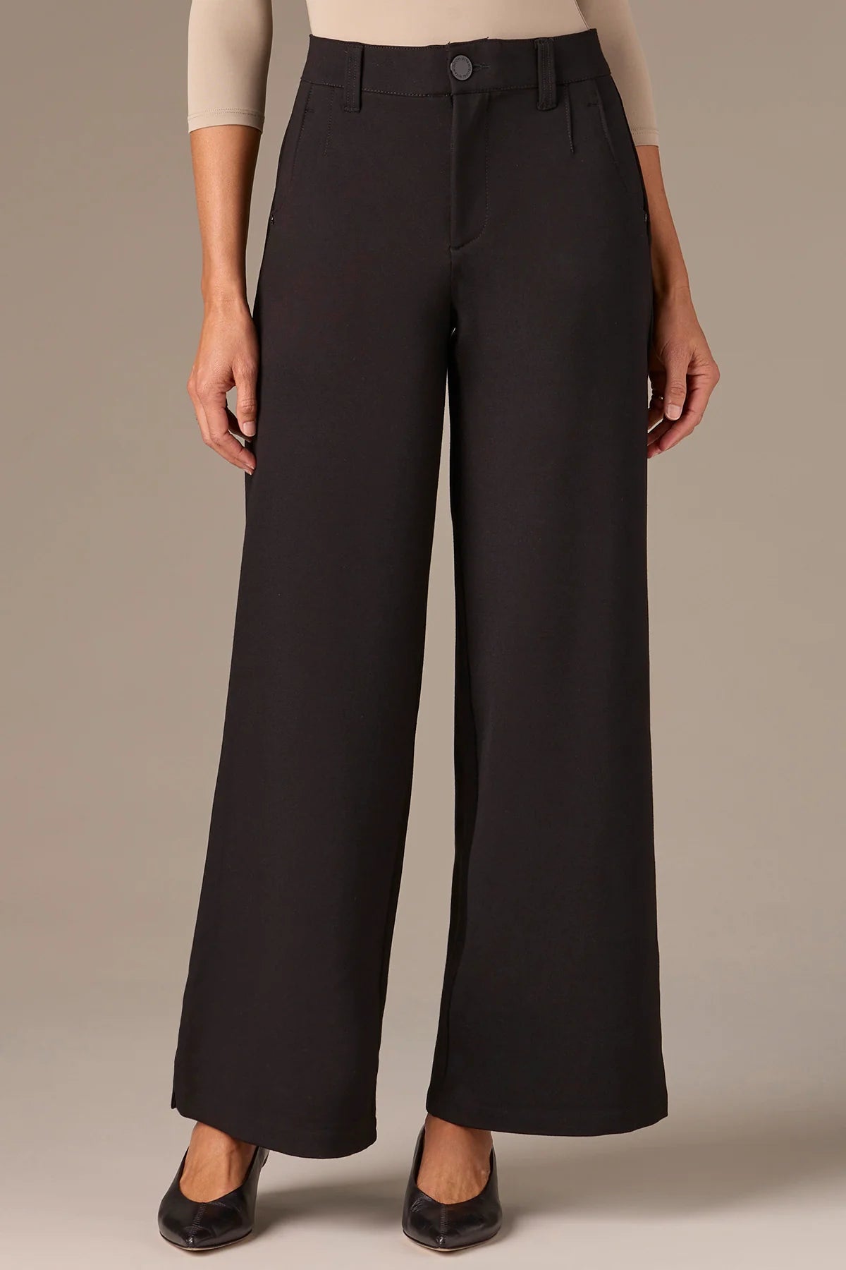 FINAL SALE* Whitney Skyrise Wide Leg Pant with Slit Hem Mainstream Boutique Janesville & Sheboygan FINAL SALE* Whitney Skyrise Wide Leg Pant with Slit Hem Mainstream Boutique Janesville & Sheboygan