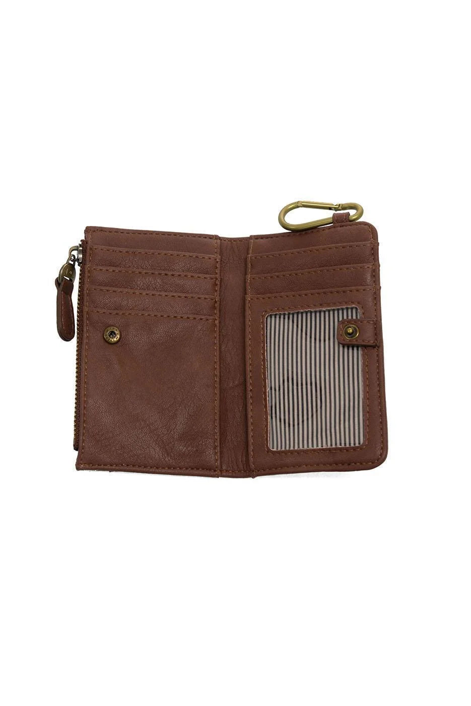 Bifold Wallet with Carabiner