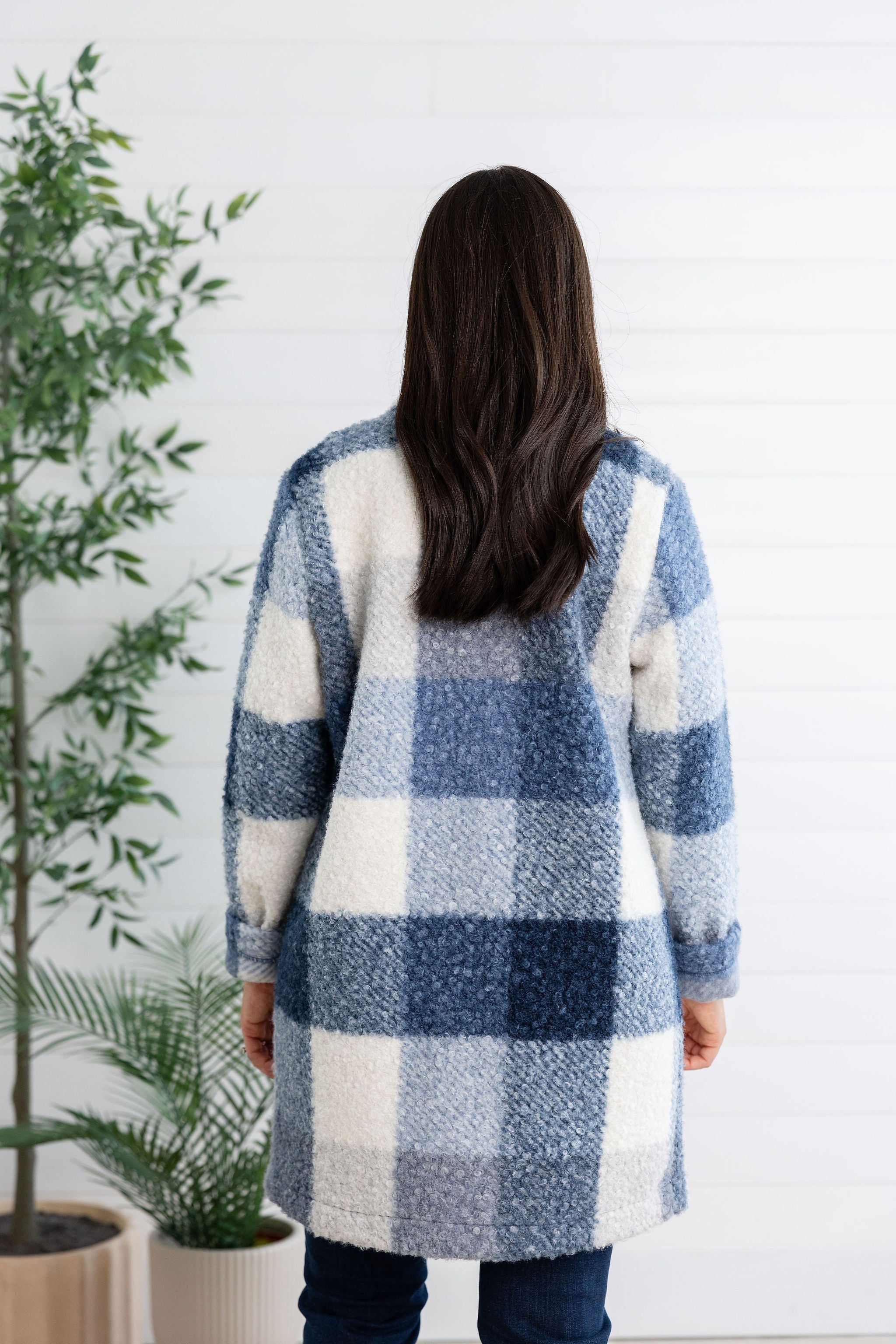 Chunky Boucle Check Jacket