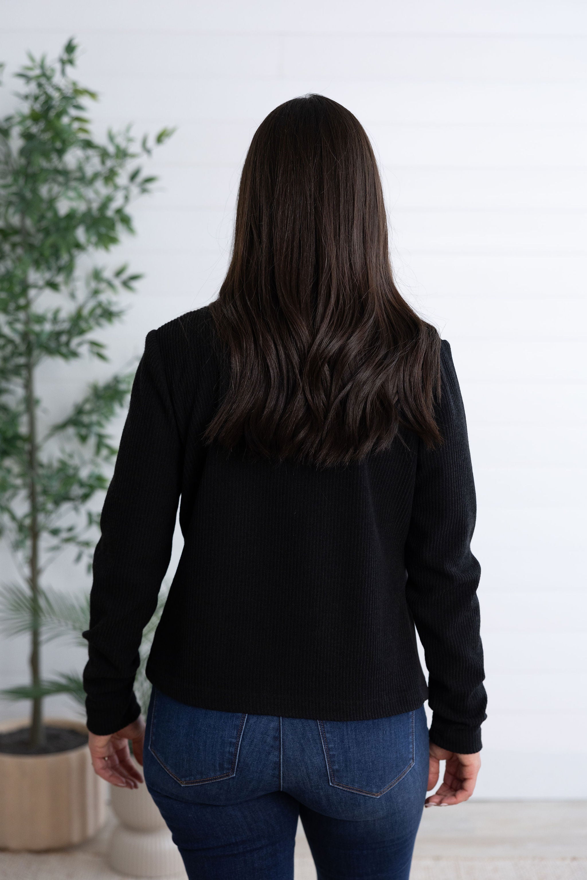 Sweater Sleeve Faux Suede Jacket
