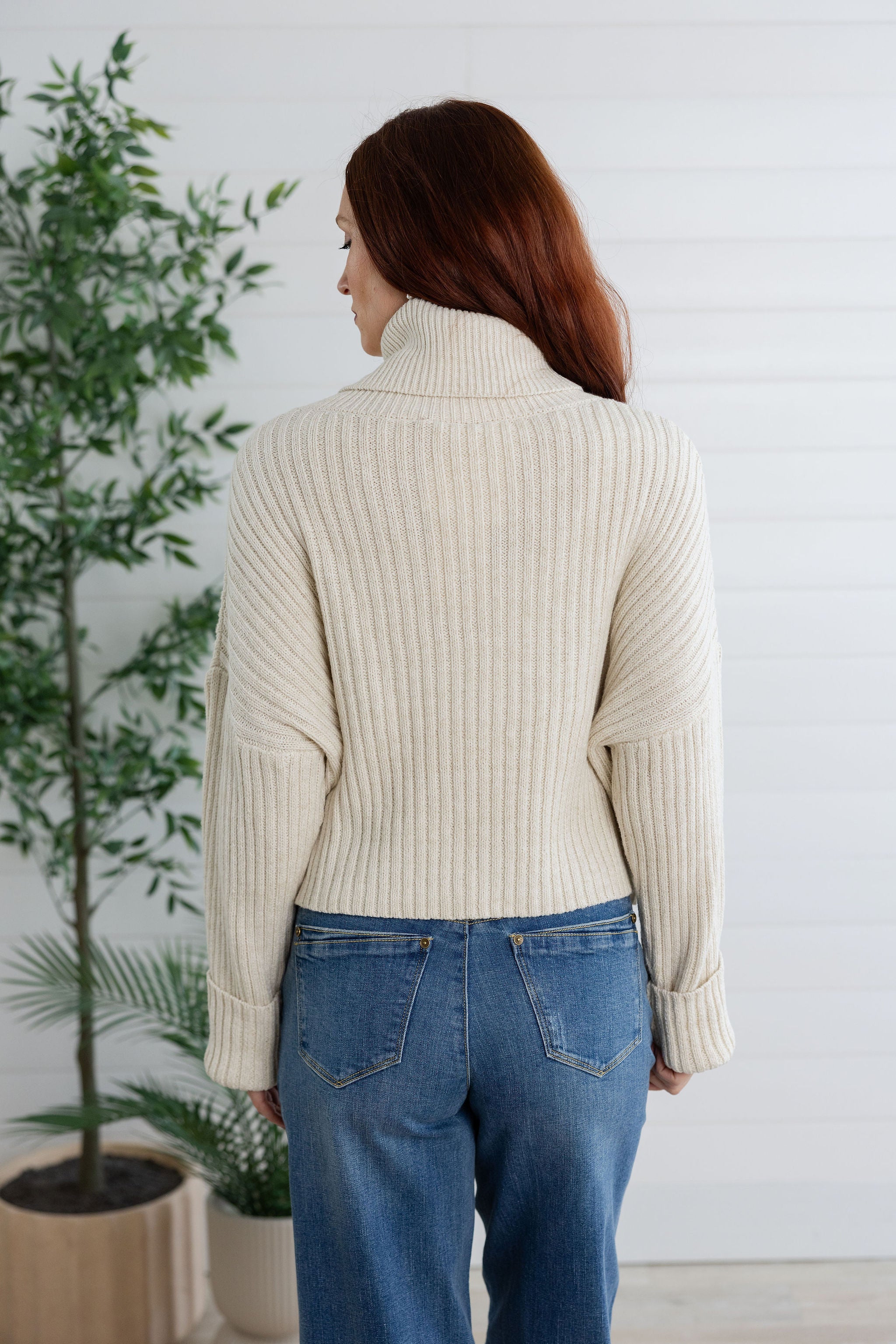 Turtleneck American Flag Sweater