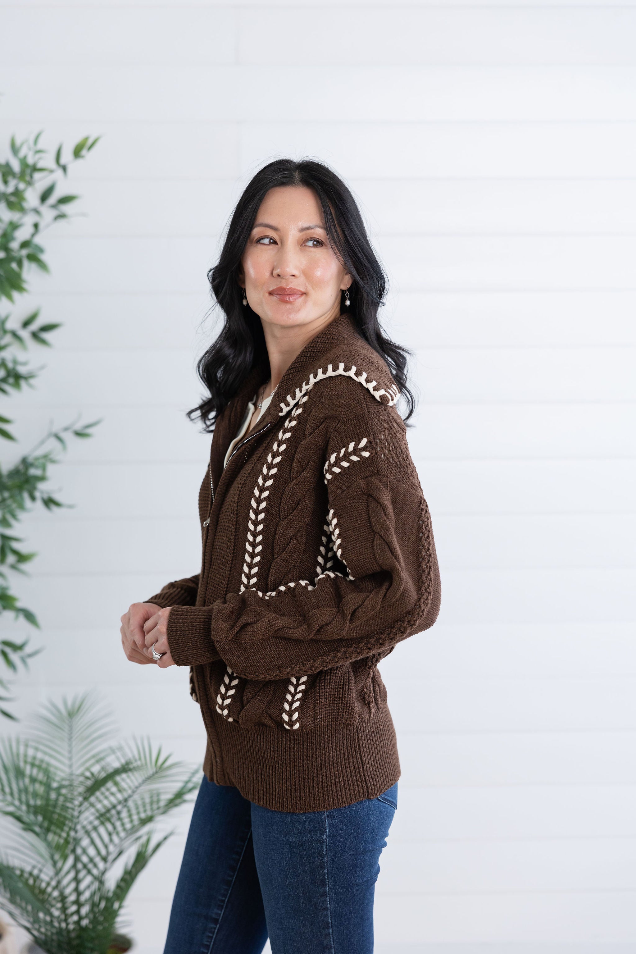Mac and Me Sable Knit Cardigan