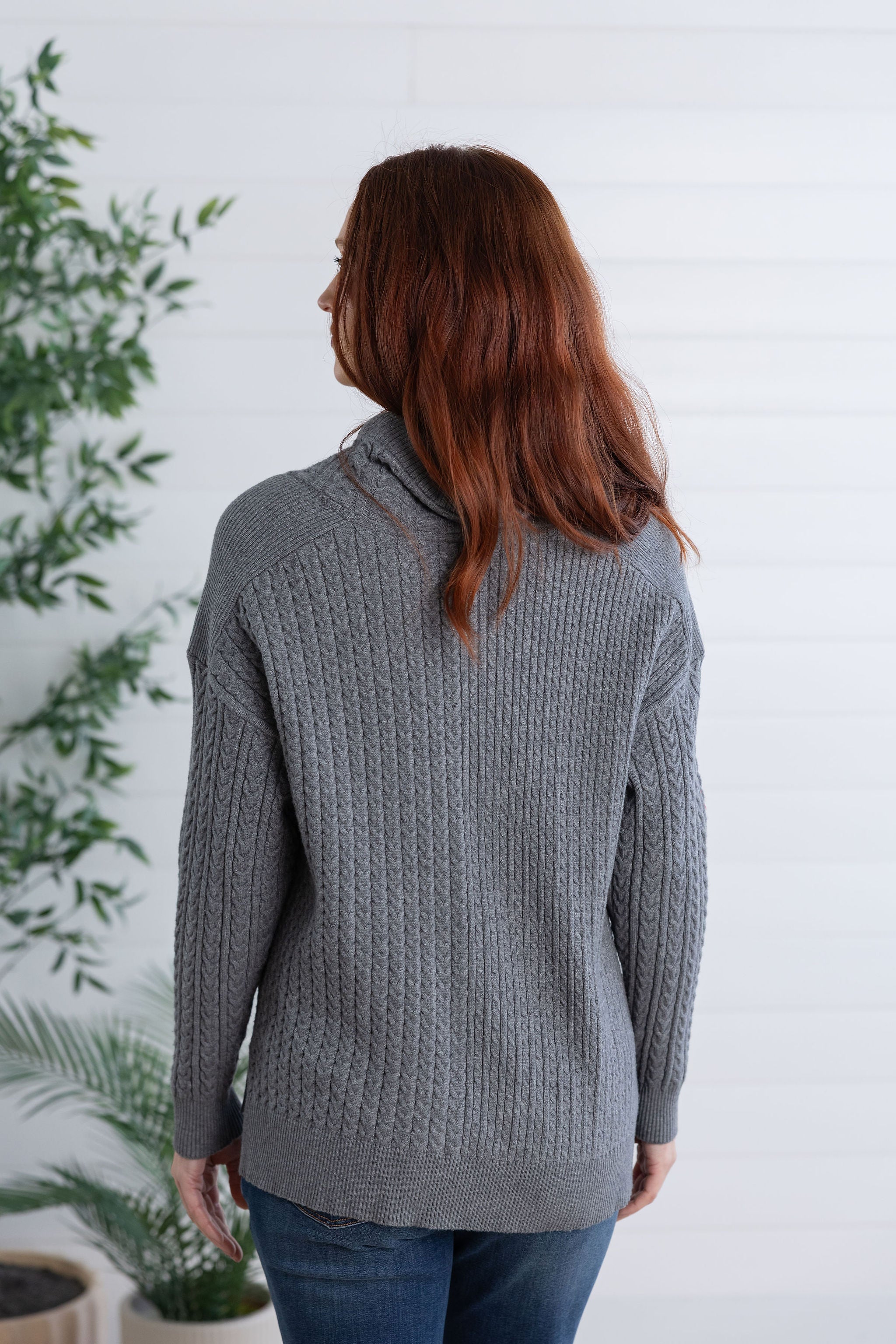 Mixed Media Sweater Top with Neck Ties