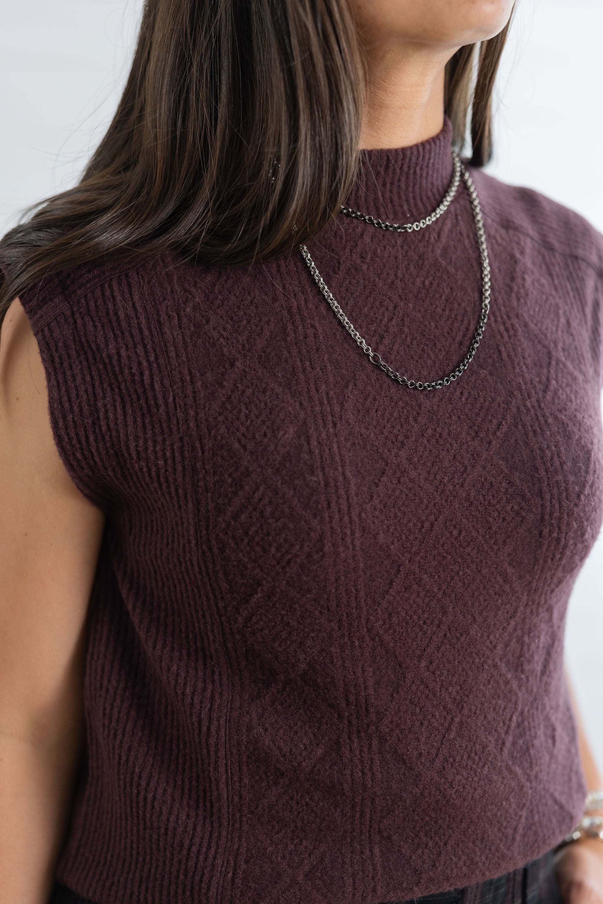 Mac and Me Modern Mock Neck