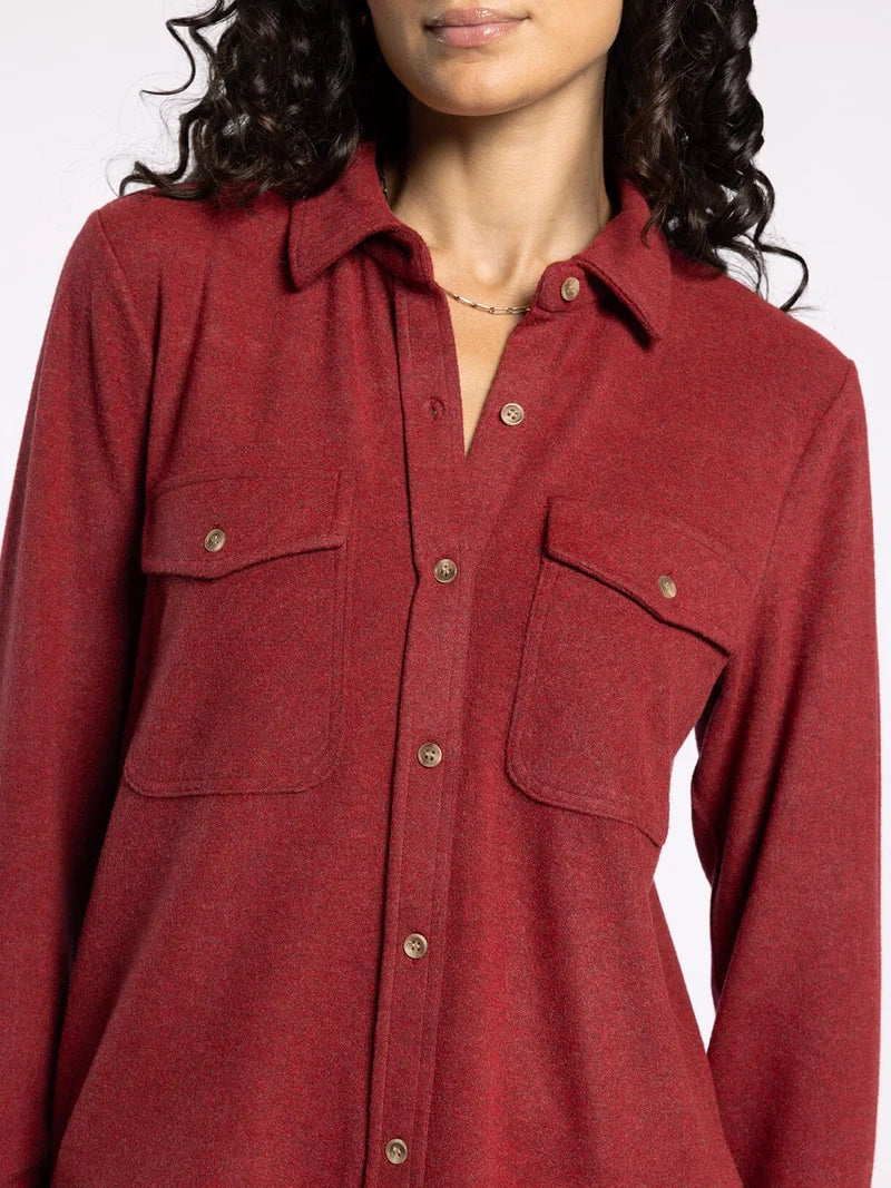 Cozy Soft Button Down Top