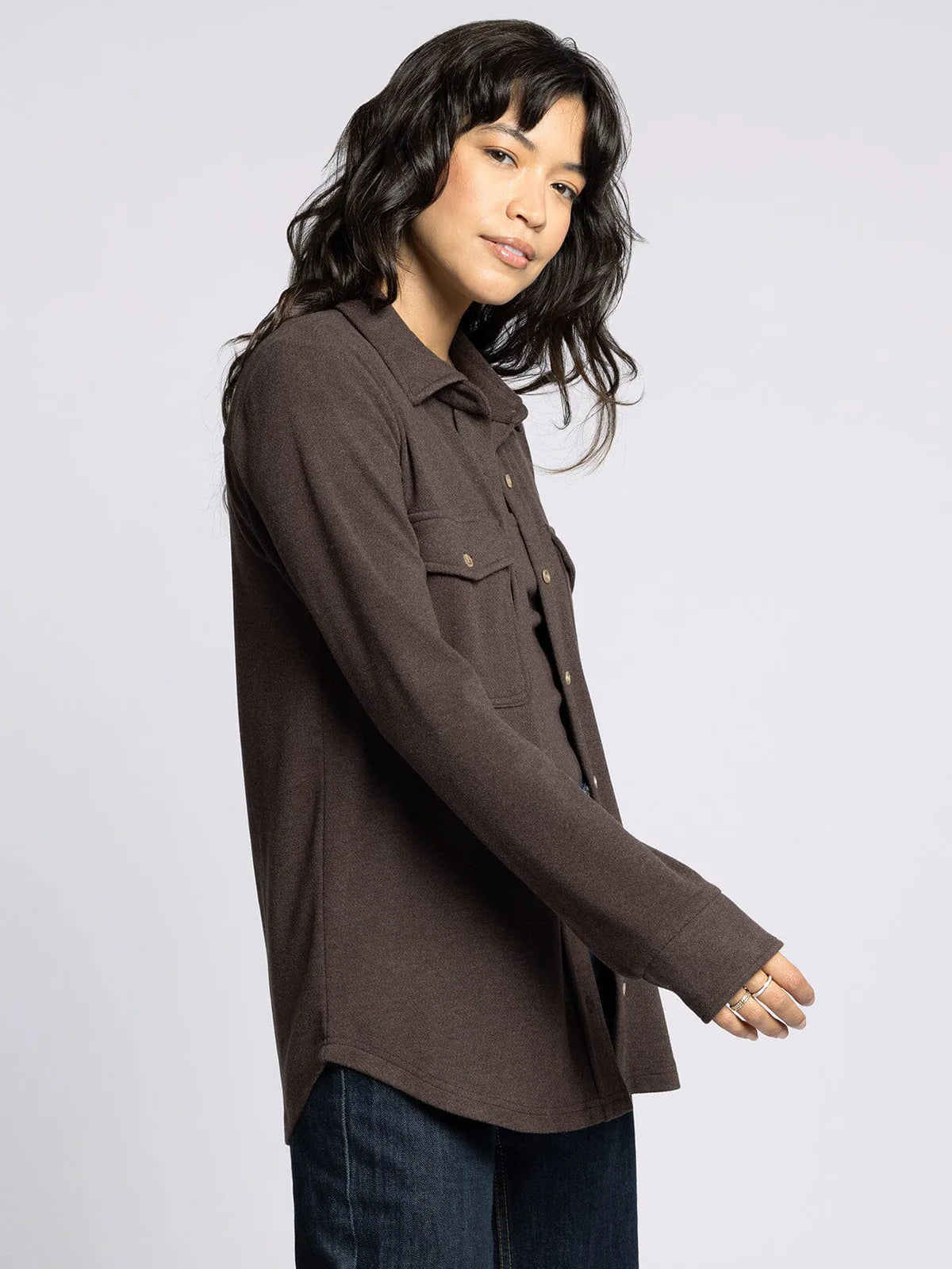 Cozy Soft Button Down Top