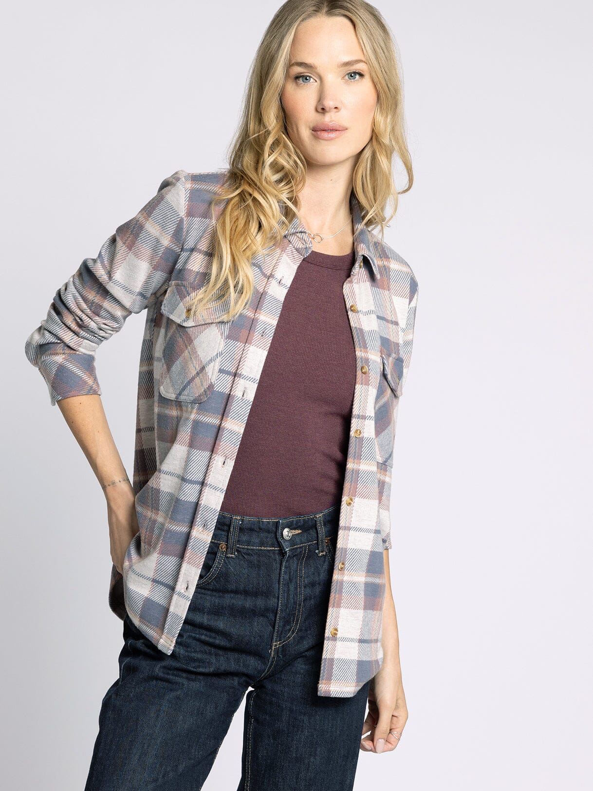 Cozy Soft Button Down Top