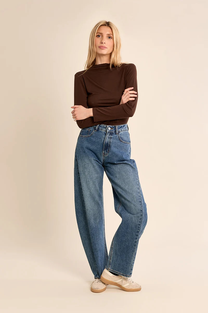Long Sleeve Fitted Layering Top
