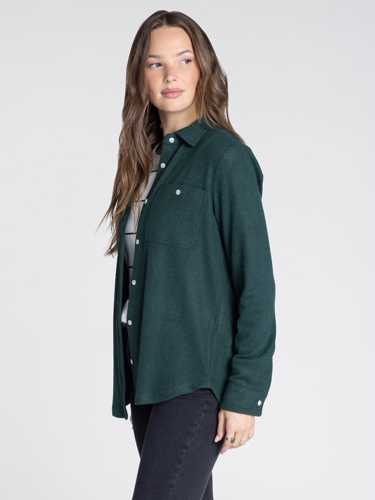 Cozy Knit Button Down Long Sleeve Top