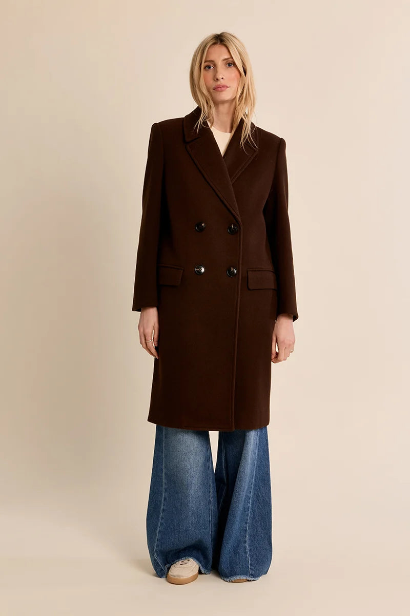 Classic Double-Breasted Coat