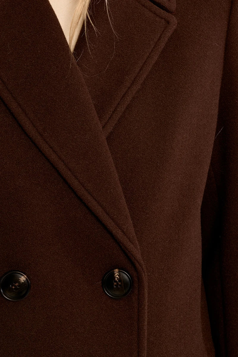 Classic Double-Breasted Coat