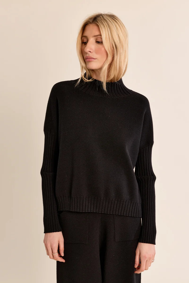 Oversized Stand-Up Neck Sweater