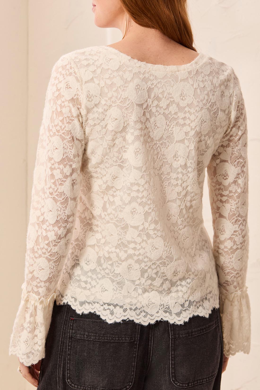 MB Wear Two Ways Lace Top with Lining