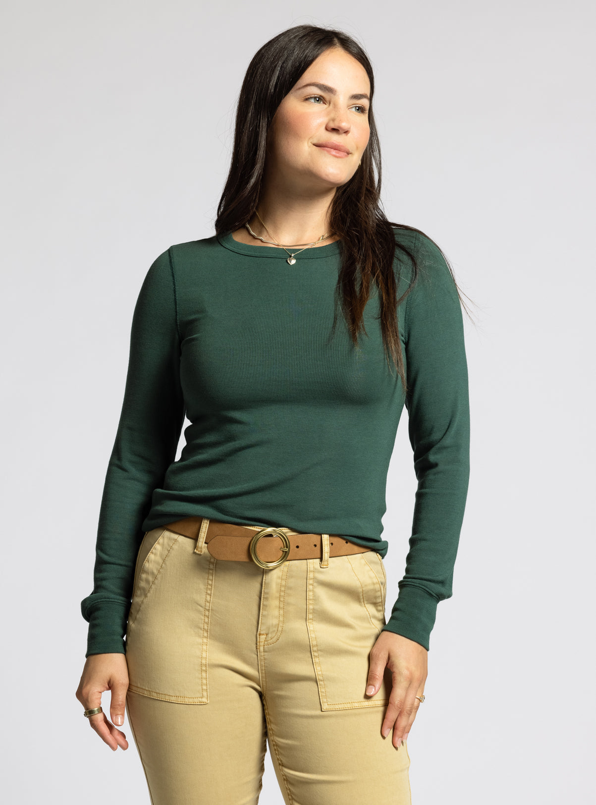 Cozy Long Sleeve Rib Knit Top