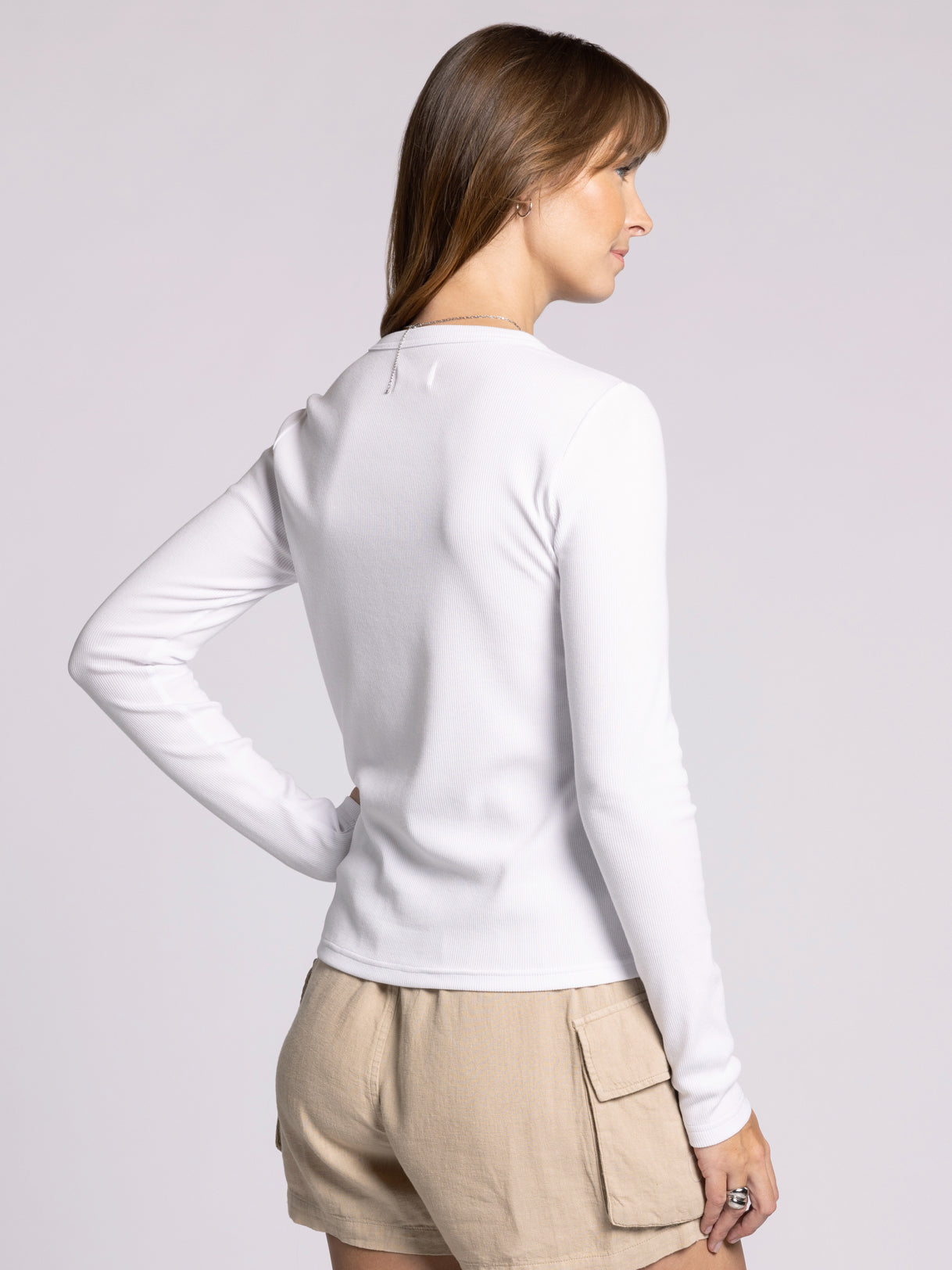 Classic Crew Neck Fitted Long Sleeve