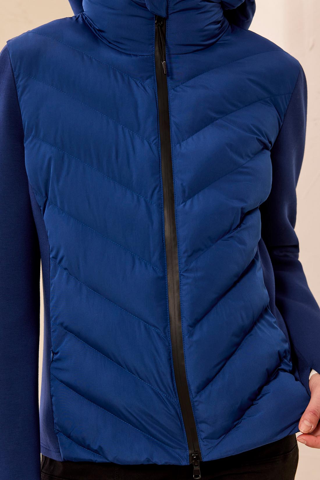 MB Puffer Zip Up with Removable Hood