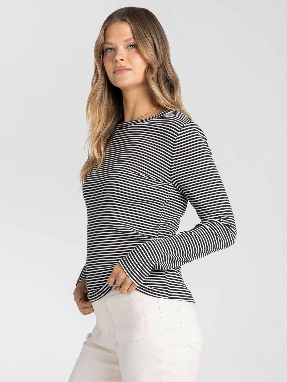 Classic Crew Neck Fitted Long Sleeve