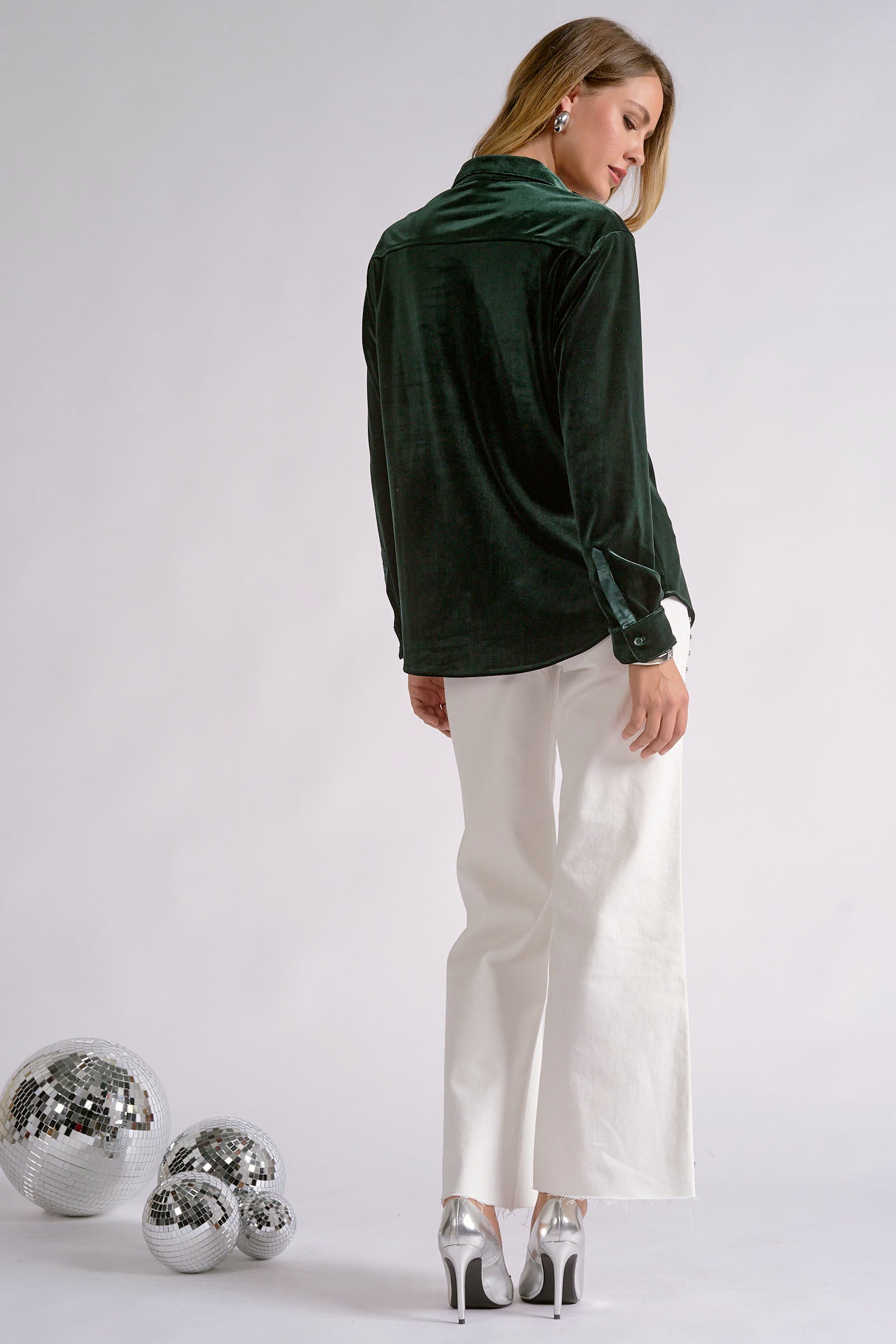 Classic Long Sleeve Button-Down Shirt