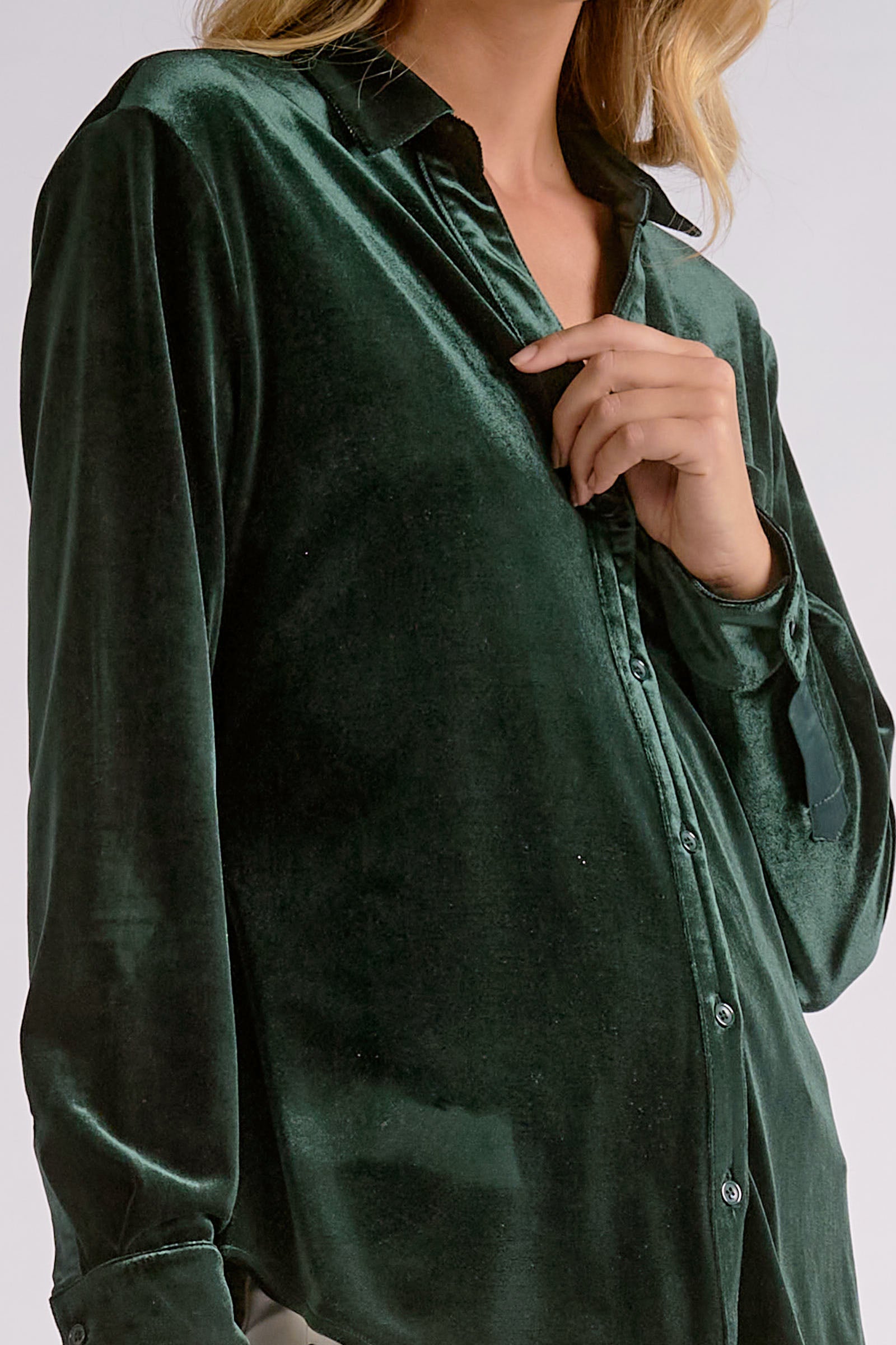 Classic Long Sleeve Button-Down Shirt