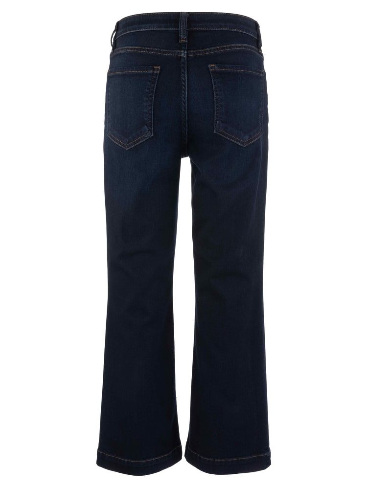 Kelsey High Rise Kick Flare with 5 Pockets and Wide Hem